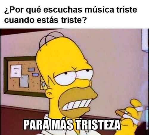 ¿por qué escuchas esta música?