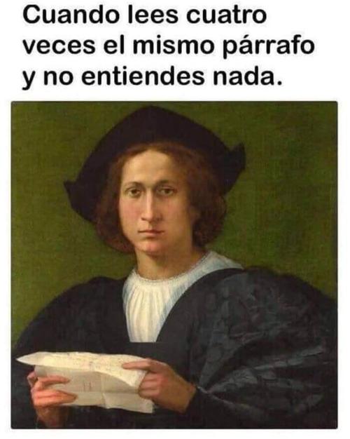 Cuando lees el párrafo