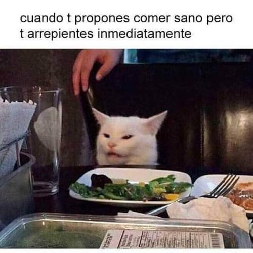 Cuando quieres  comer sano