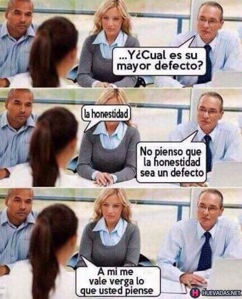 Pues si esta tia es honesta