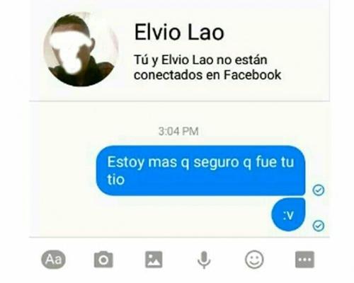 Seguro que fue su tio