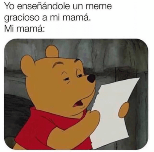 Enseñándole a mi madre