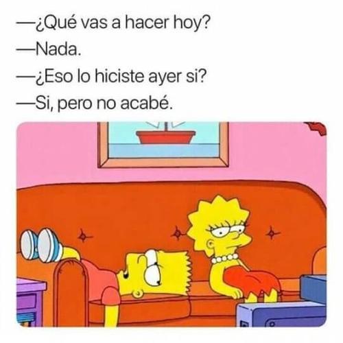 ¿que vas a hacer hoy?