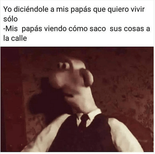 Yo haciendo las maletas