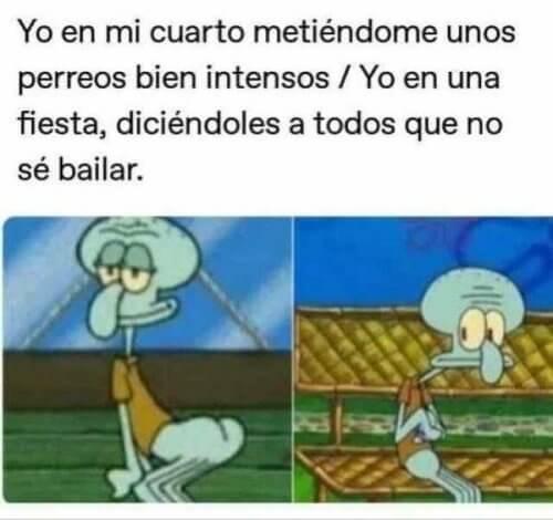 Yo bailando en casa