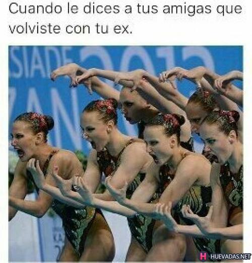 No le digas a tus amigas que volviste con tu ex