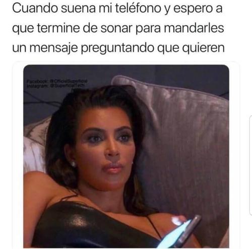 Cuando suena el teléfono