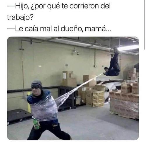 ¿por que te despidieron hijo mio?