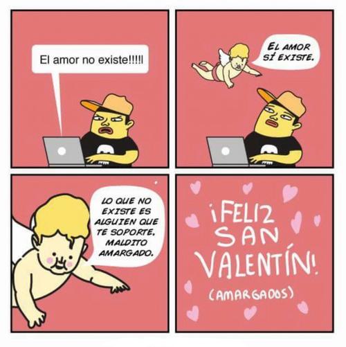 Feliz san valentín amargados