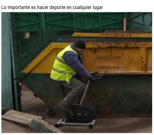 Lo importante es el deporte