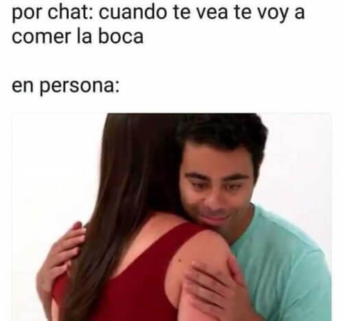 En chat y en persona