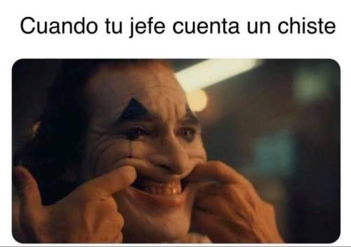 Cuando tu jefe cuenta un chiste